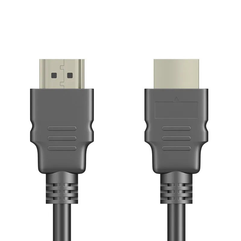 Black HDMI cable for set-top box connection with nickel-plated copper-clad steel construction