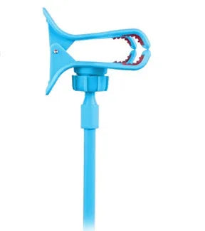 Black flexible mobile phone holder with 70cm arm and V-clamp for bedside or desk mounting
