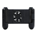 Black Bluetooth gaming controller for iPhone with cooling function and 2000mAh battery