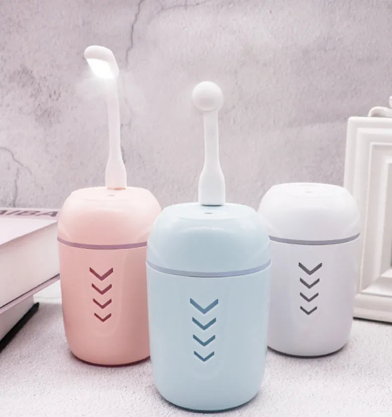 X3 portable humidifier in columnar design with 200ml tank capacity