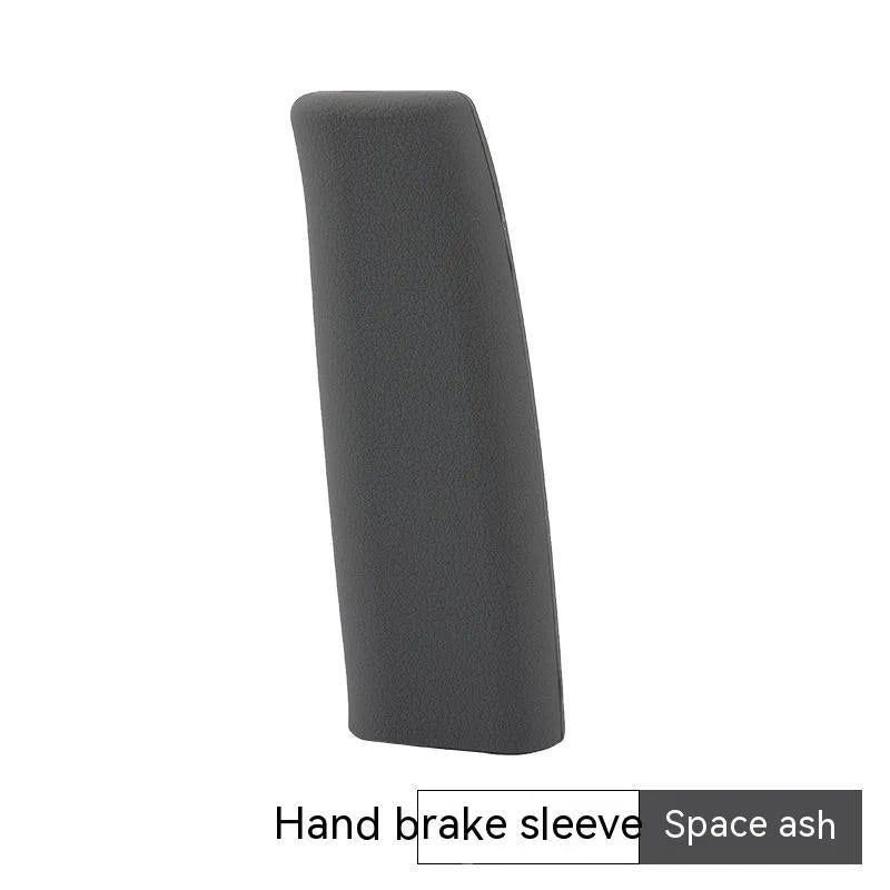 Universal silicone handbrake sleeve in black, grey, beige, red, and blue colour options