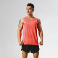 Men's solid colour quick-drying sports top for summer outdoor activities