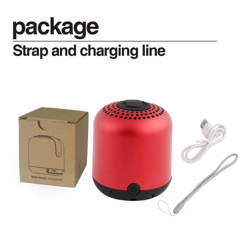 Hieha XQ11 mini cylinder-shaped waterproof Bluetooth speaker in choice of colours.