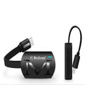 Small black USB HDMI adapter dongle for mirroring phone screens to television