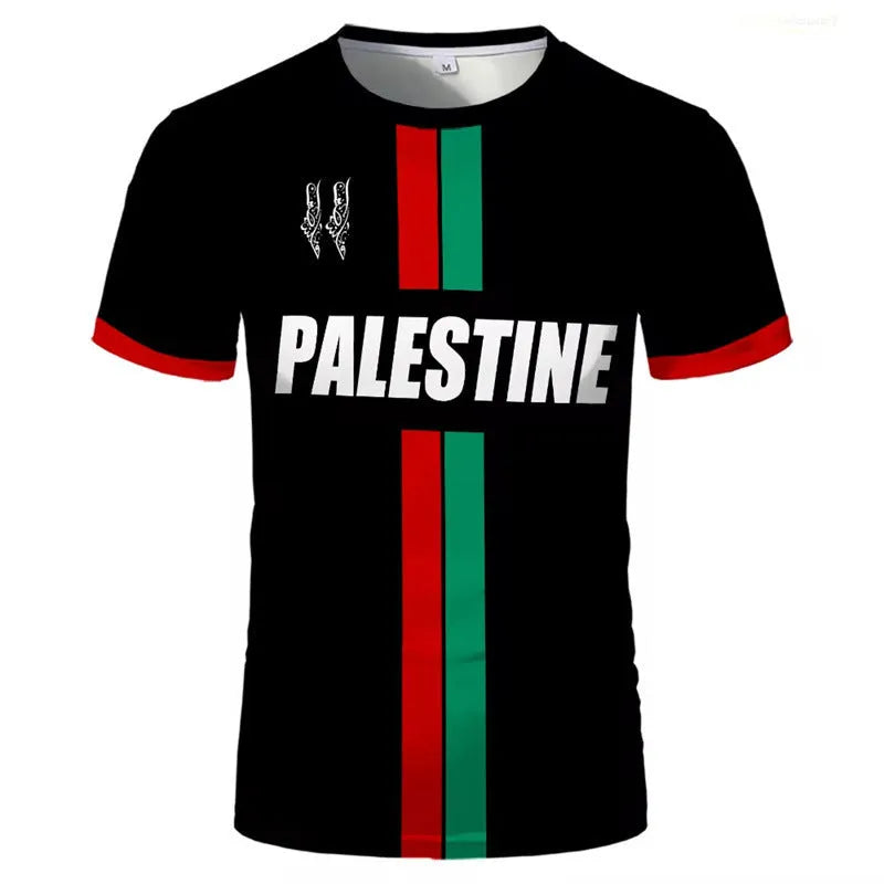 3D printed football t-shirt with stereoscopic pattern in black spandex fabric
