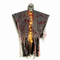 Blood-dyed luminous skull hanging ghost Halloween outdoor decoration