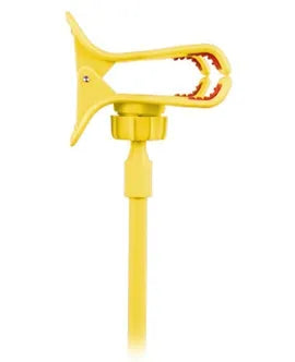 Black flexible mobile phone holder with 70cm arm and V-clamp for bedside or desk mounting