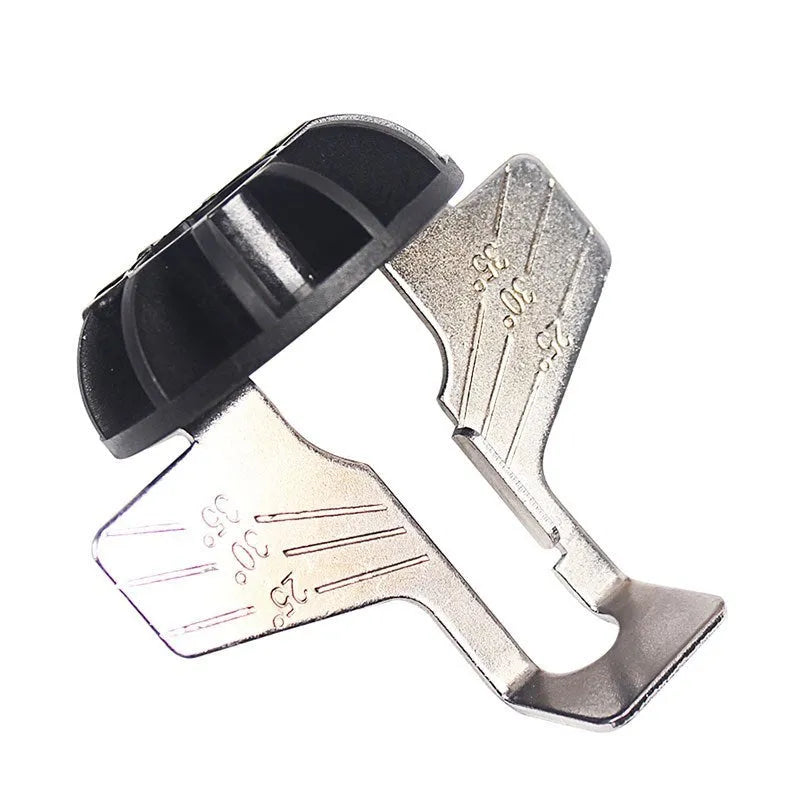 Silver metal band saw blade grinding accessory showing 100 teeth for sharpening