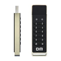 Metal fingerprint encrypted USB flash drive with digital button security and USB 3.0 connector