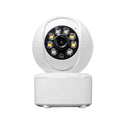 1080p HD indoor panorama security camera with ceiling mount bracket on white background