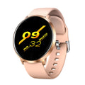 Ultra-thin waterproof smart health bracelet with 1.3-inch touchscreen in black, gold or silver colours