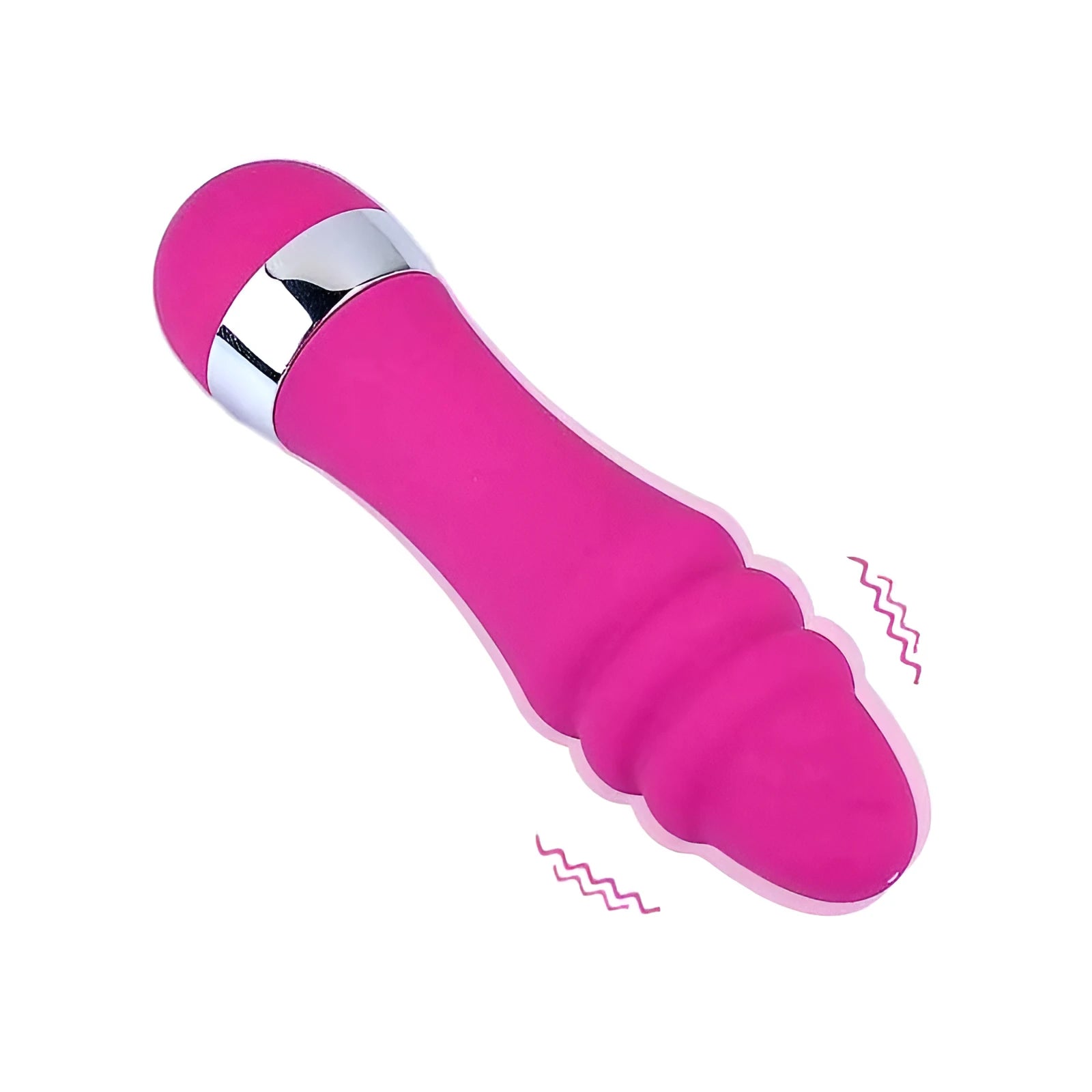 Realistic mini dildo vibrator with six vibration setting options