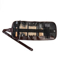 27-piece pottery clay tool set with stainless steel, wood, and plastic instruments for sculpture.