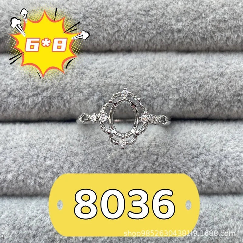 Oval denier ring with open mouth design, gold electroplating, and five-pointed star element
