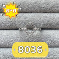 Oval denier ring with open mouth design, gold electroplating, and five-pointed star element