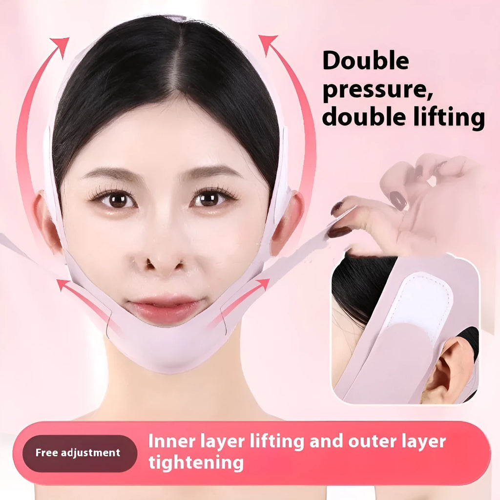 Small V face shaping mask with graphene technology in green and purple colour options
