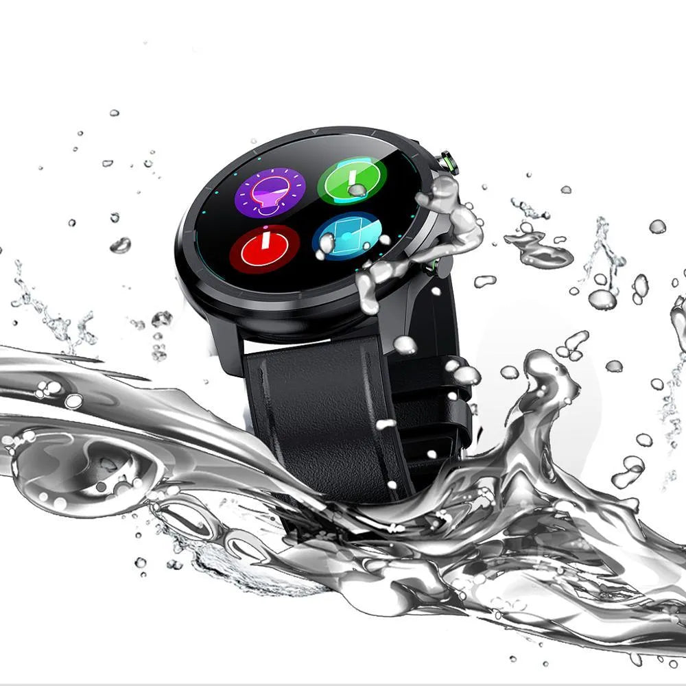 LEMFO LF26 smart bracelet with 1.3-inch screen shown in Black, Brown, and Silver colour options