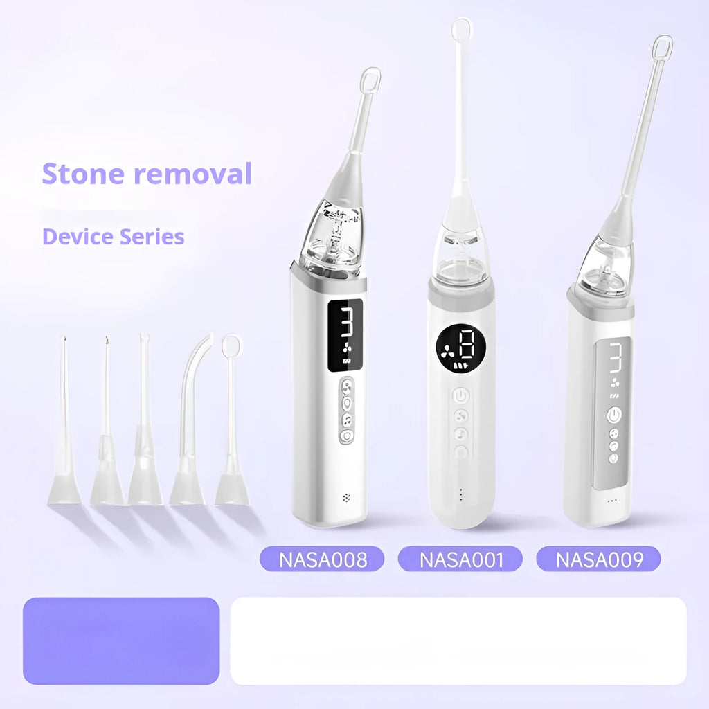 Milky white tonsil stone removal oral cleaning tool with 180g weight