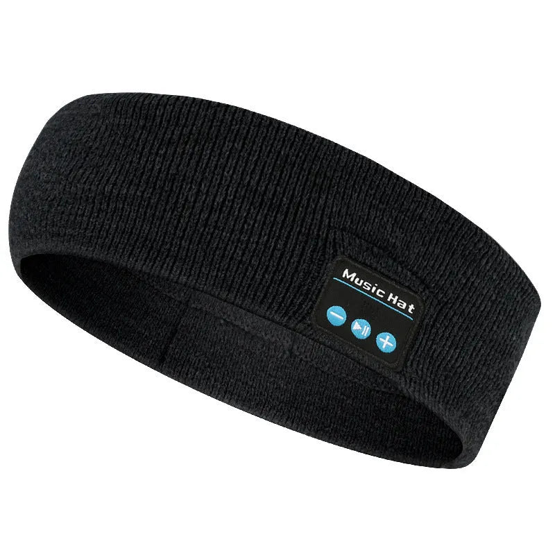 Bluetooth 5.4 eye mask headband with removable fabric in black, dark grey or grey-white colours