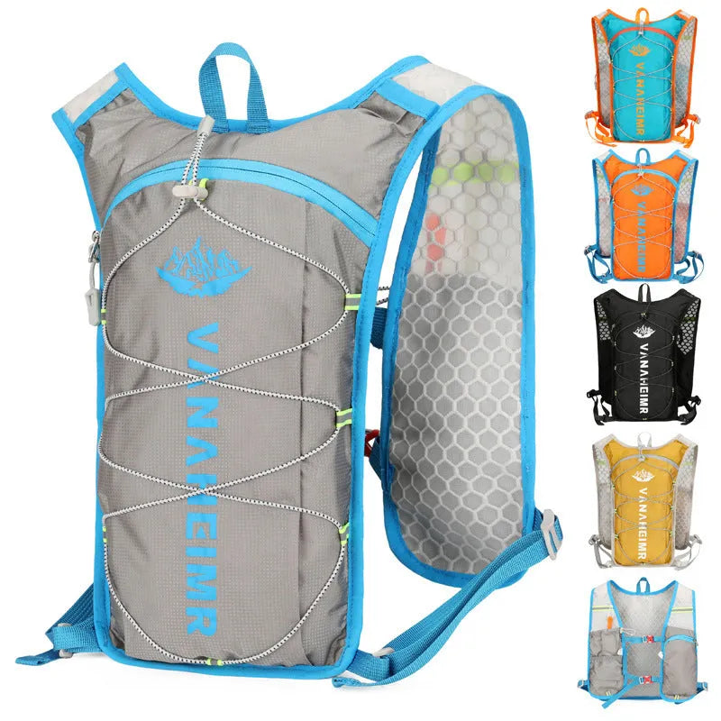 Ultra-light cross-country outdoor backpack in Streamer Orange colour with waterproof fabric.