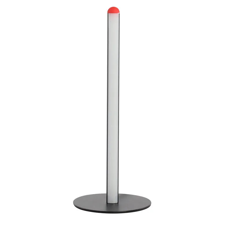 Tall, slim aluminium alloy vertical floor lamp with a LED light source on a modern stand.