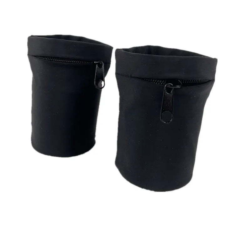 Wrist bag armband sleeve for mobile phone with adjustable strap, shown in packaging