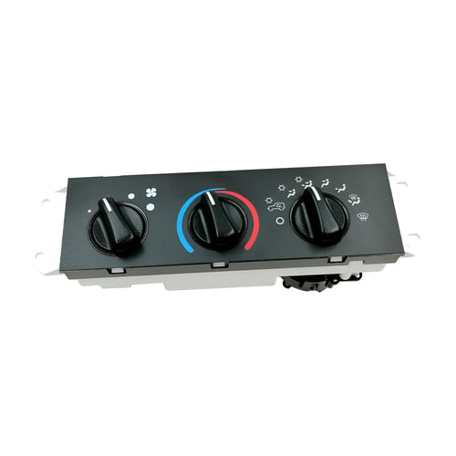 Black automotive air conditioning control panel for Jeep Wrangler 2005-2006 with OE number 55056558AA