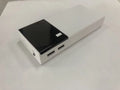 Black Rice 20000mAh power bank showing front view with compact rectangular design