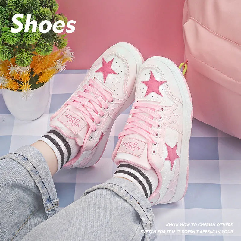 Couple skateboard shoes in denim with rubber sole, shown in black, green, and pink colour options