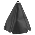Black PU leather dirt-proof cover for General Motors automatic gear selector.