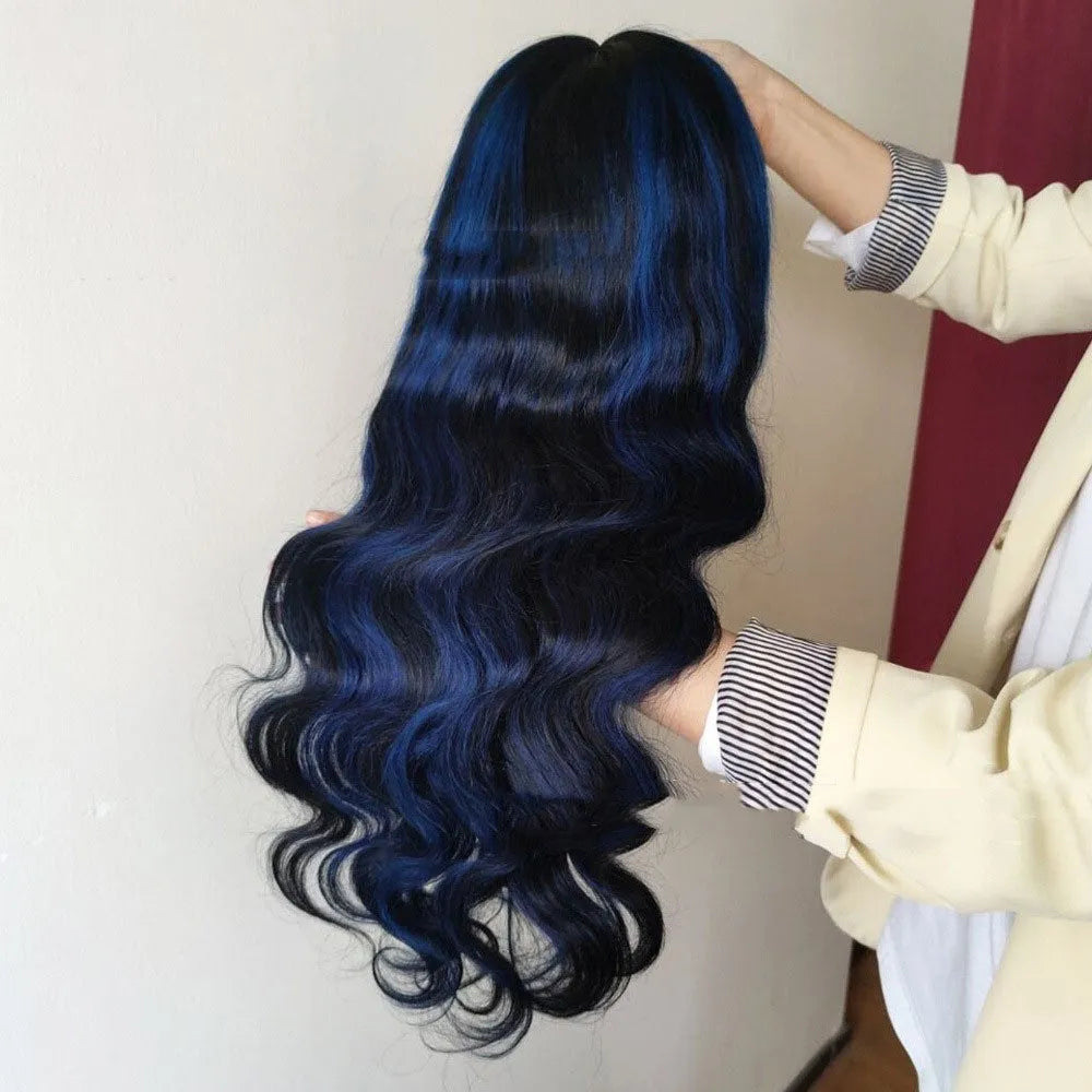 Real human hair lace front wig with 4x4 inch closure in Star Fashion style