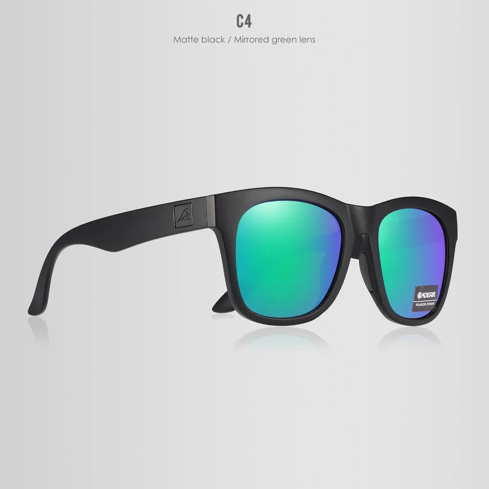 TAC polarised sunglasses with PC frames for outdoor activities like fishing and driving