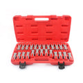 25-piece car terminal removal tool set with coloured extractor needles in 445mm storage case