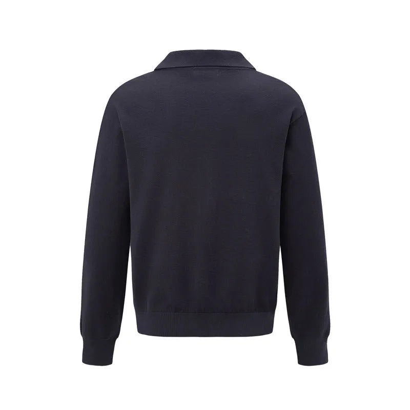 Loose-fitting creamy-white acrylic blend pullover sweater for women on a hanger.