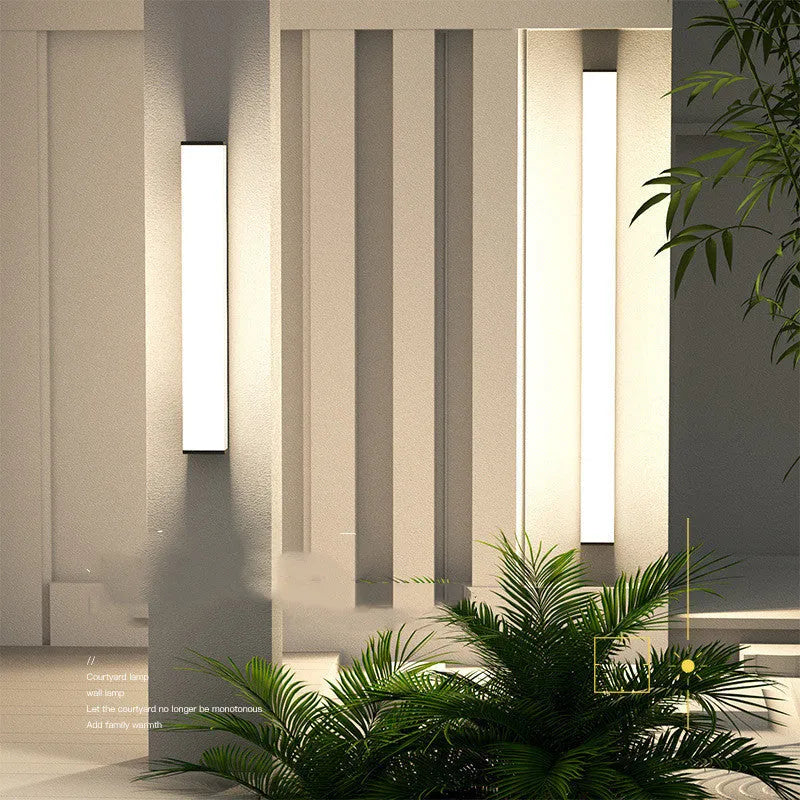 60cm outdoor wall light with waterproof IP65 rating and stainless steel PC construction