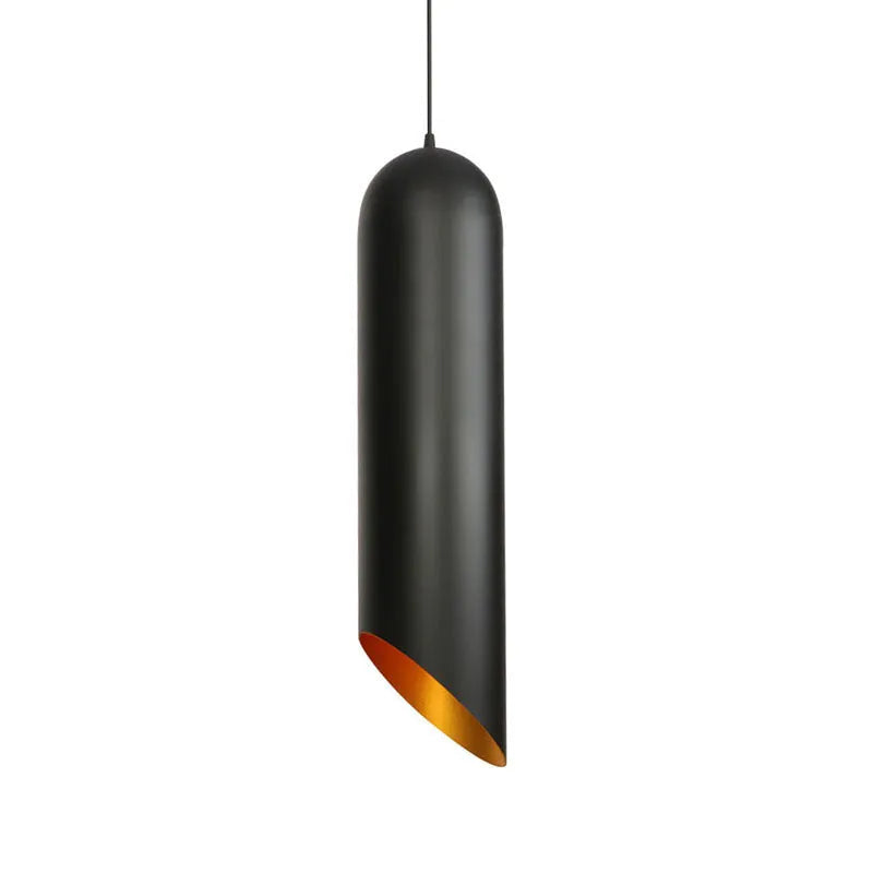 Retro industrial iron chandelier with simple design in matte black finish for bedroom or living room ceiling lighting