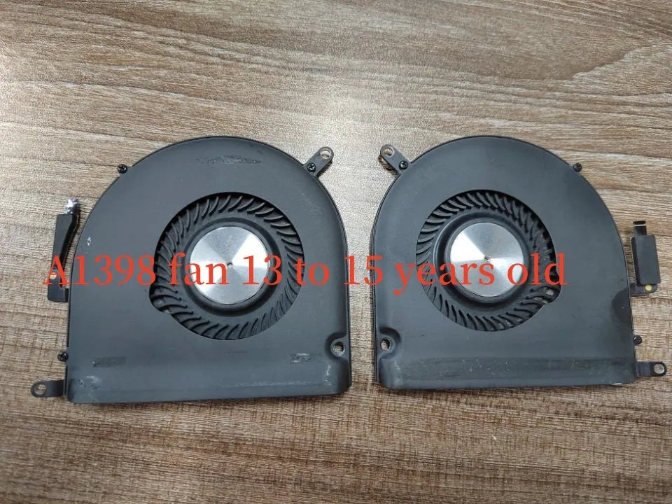 MacBook A1398 laptop cooling fan replacement component for 12-inch and 13-to-15-inch models