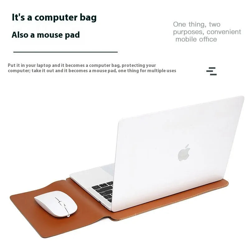 Set of four coloured imitation leather laptop covers with lock-edge design for MacBook Pro.