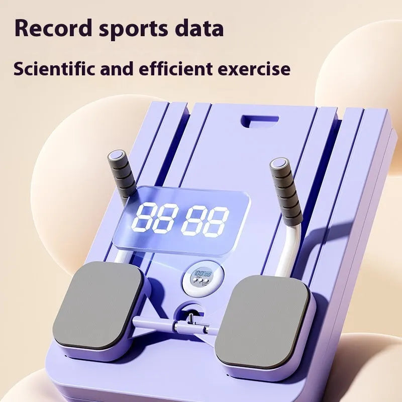 Standard Purple PP plastic fitness rebound board measuring 106x41cm for home workouts