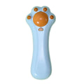 Cartoon-shaped cat toy and massage comb with comb teeth and a dust-proof cover, shown in assorted colours.