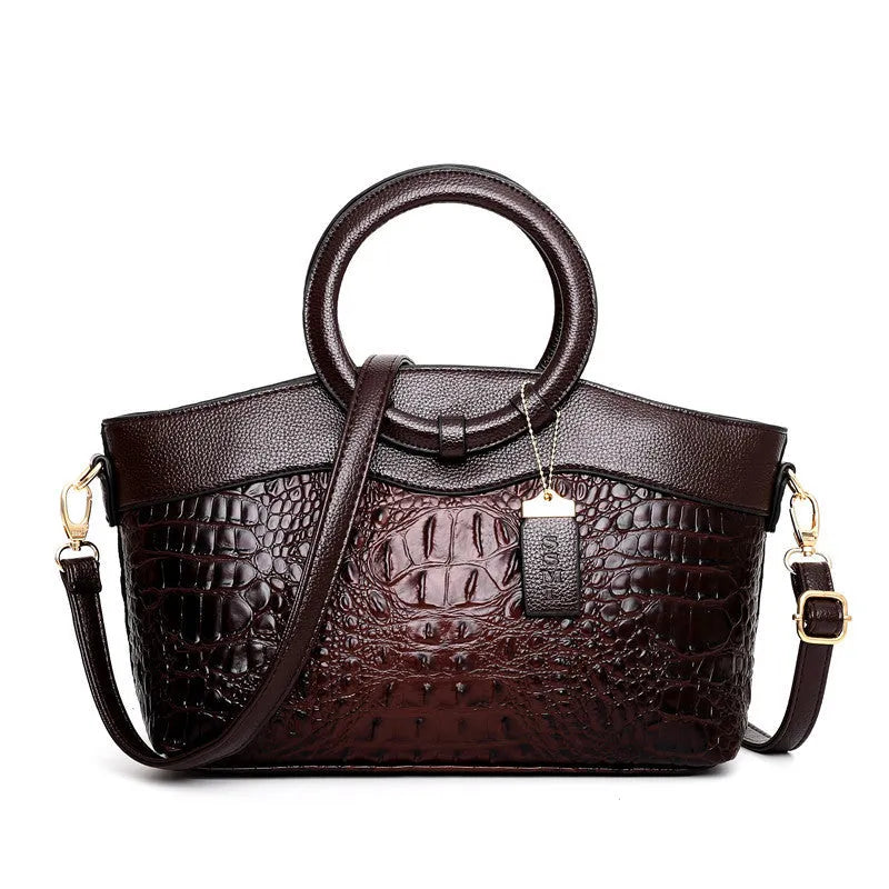Women's casual fabric handbag with zip compartments and internal organisers in multiple colours