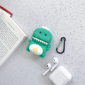 Cartoon animal design silicone case for Apple AirPods charging case in multiple colours