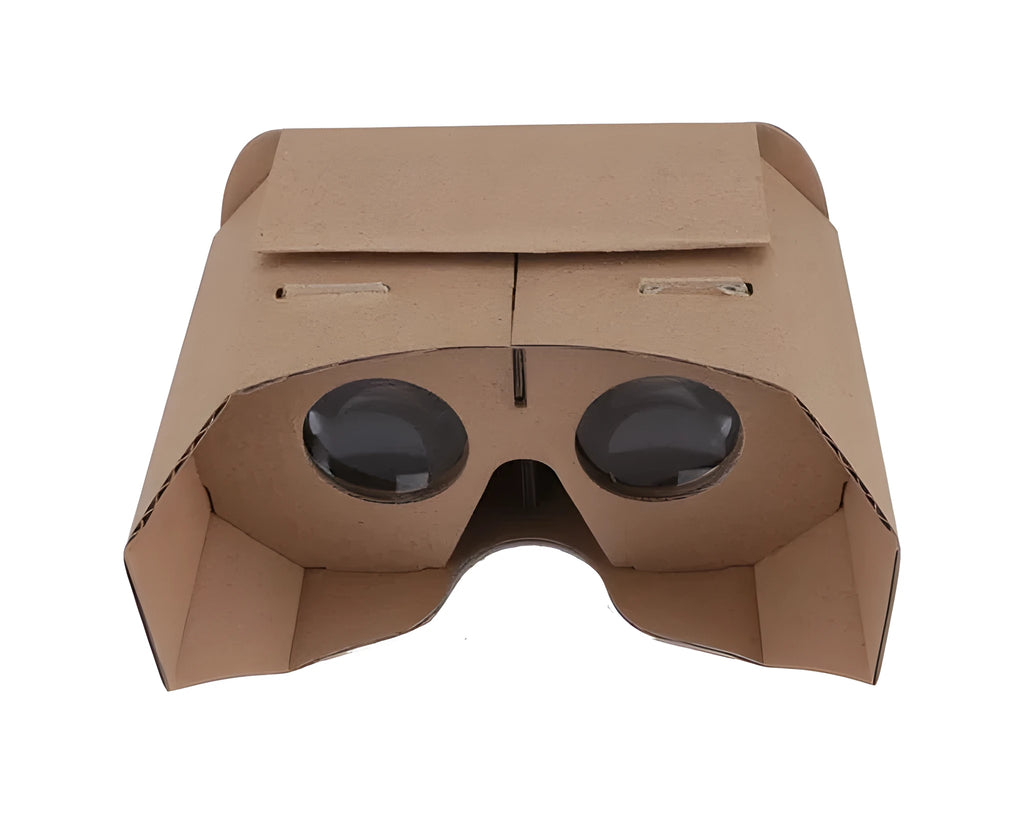 Virtual reality VR glasses made from paper cardboard compatible with 4-6 inch smartphones