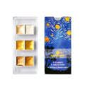Box of solid pearlescent watercolour pigment blocks in gem, starlight, and pearl colours