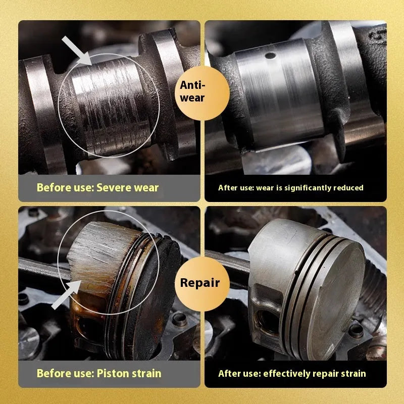 60ml engine oil anti-wear additive bottle with white cap