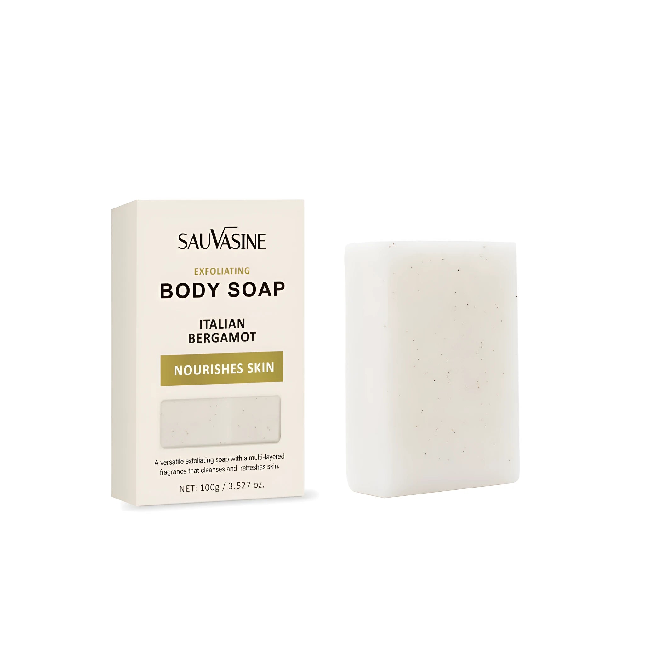 SWX-A386 exfoliating moisturising bath soap bar for adult skin care