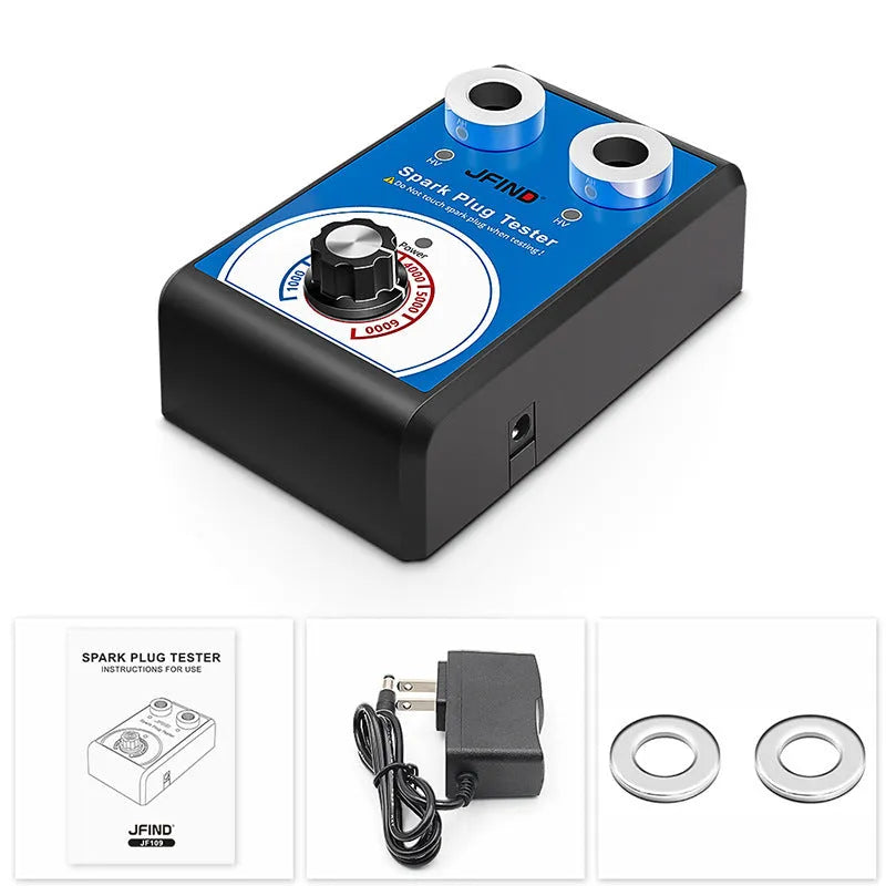 Car double hole plug ignition system detector spark plug tester with American and European Standard compatibility