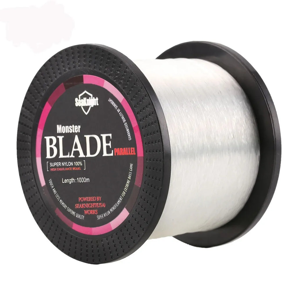 Seaknight 1000 M nylon monofilament fishing line spool in multiple colours and sizes