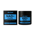 Bottle of green NAD+ soft candy gummies nutritional supplement containing 30 chewable gummies