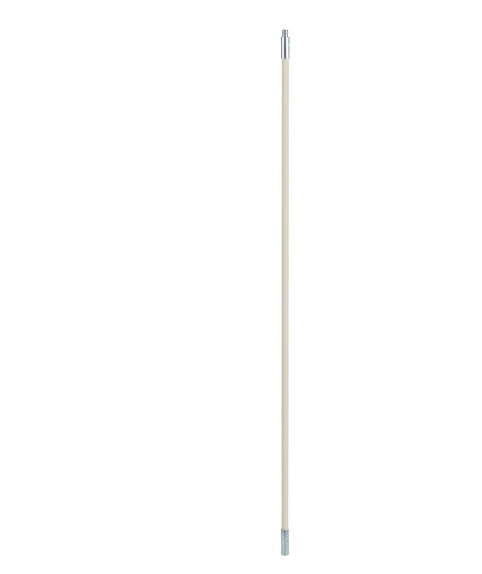 Flexible chimney and dryer pipe cleaning brush with nylon bristles and 600mm length